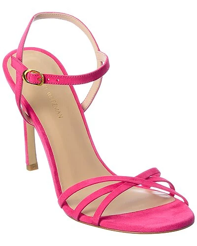 Stuart Weitzman La 105 Suede Sandal Women 3 Stuart Weitzman La 105 Suede Sandal Women