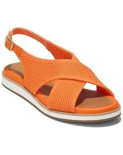 Cole Haan Mikaela Stitchlite Leather-Trim Sandal Women