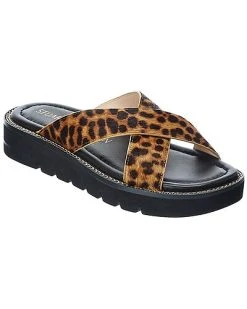 Stuart Weitzman Roza Lift Chain Haircalf Sandal Women