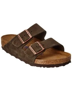 Birkenstock Women's Arizona Soft Footbed Suede Leather Sandal