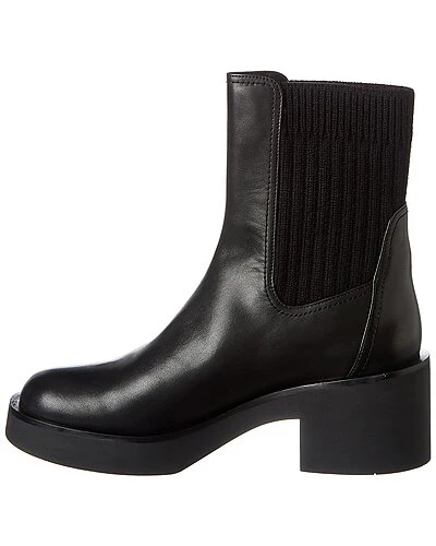 Stuart Weitzman Gotham Knit & Leather Bootie Women 4 Stuart Weitzman Gotham Knit & Leather Bootie Women - Image 2