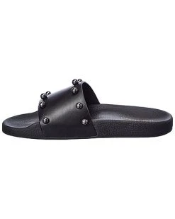 Stuart Weitzman Perstud Leather Pool Slide Women -Valentino shop 1311191009 RLLD 2