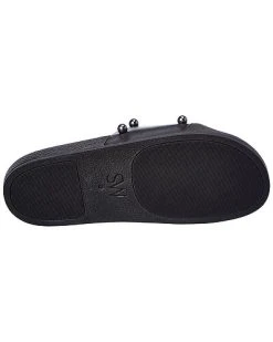 Stuart Weitzman Perstud Leather Pool Slide Women -Valentino shop 1311191009 RLLD 4