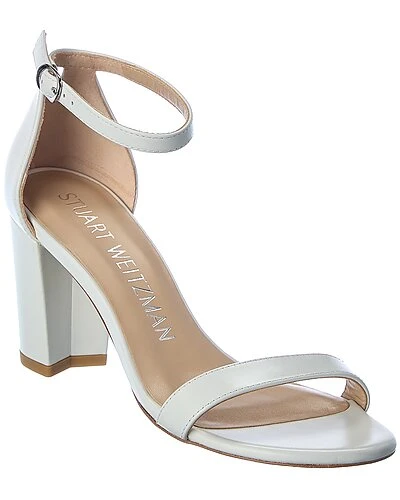 Stuart Weitzman Nearlynude Leather Sandal Women 3 Stuart Weitzman Nearlynude Leather Sandal Women