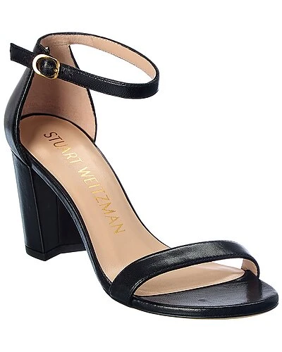 Stuart Weitzman Nearlynude Leather Sandal Women 3 Stuart Weitzman Nearlynude Leather Sandal Women