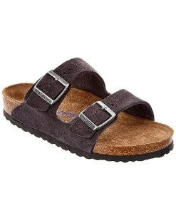Birkenstock Women's Arizona Soft Footbed Suede Leather Sandal