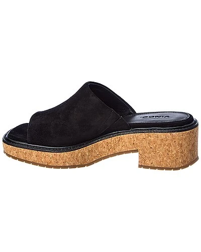 Vince Maddy-B Suede Platform Sandal Women 4 Vince Maddy-B Suede Platform Sandal Women - Image 2