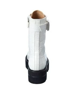 Stuart Weitzman Ryder Ultralift Croc-Embossed Leather Bootie Women -Valentino shop 1311278148 RLLD 3