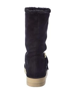 Stuart Weitzman Piper Lift Chill Suede & Shearling Bootie Women -Valentino shop 1311278200 RLLD 3