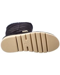 Stuart Weitzman Piper Lift Chill Suede & Shearling Bootie Women -Valentino shop 1311278200 RLLD 4