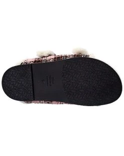 Stuart Weitzman Piper Chill Tweed & Shearling Slide Women 10 Stuart Weitzman Piper Chill Tweed & Shearling Slide Women -Valentino shop 1311278203 RLLD 4