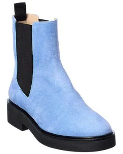 Stuart Weitzman Henley Suede Chelsea Boot Women