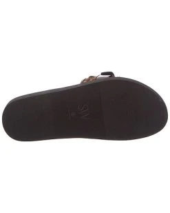 Stuart Weitzman Perstud Haircalf & Leather Slide Women -Valentino shop 1311311292 RLLD 4