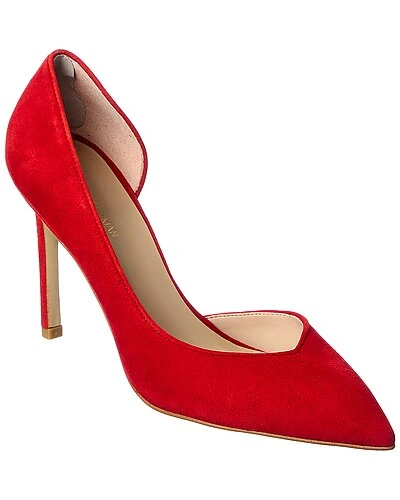 Stuart Weitzman Avenue 95 Suede Pump Women 3 Stuart Weitzman Avenue 95 Suede Pump Women