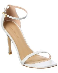 Stuart Weitzman Amelina 95 Leather Sandal Women