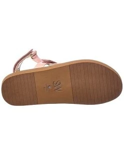 Stuart Weitzman Vail Sport Croc-Embossed Leather Sandal Women 10 Stuart Weitzman Vail Sport Croc-Embossed Leather Sandal Women -Valentino shop 1311311355 RLLD 4