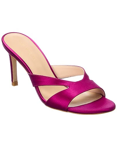 Stuart Weitzman Mariposa 80 Satin Slide Sandal Women 3 Stuart Weitzman Mariposa 80 Satin Slide Sandal Women