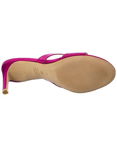 Stuart Weitzman Mariposa 80 Satin Slide Sandal Women 6 Stuart Weitzman Mariposa 80 Satin Slide Sandal Women - Image 4