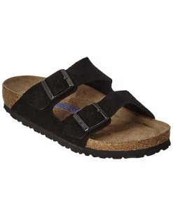 Birkenstock Women's Arizona Soft Footbed Suede Leather Sandal