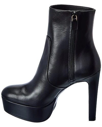 Stuart Weitzman Ave 130 Leather Platform Bootie Women 4 Stuart Weitzman Ave 130 Leather Platform Bootie Women - Image 2
