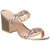 Stuart Weitzman Twistie Block 75 Leather Sandal Women -Valentino shop 1311526401 RLLD 1