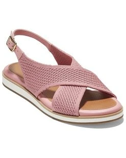 Cole Haan Mikaela Stitchlite Leather-Trim Sandal Women