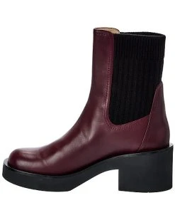 Stuart Weitzman Gotham Knit & Leather Bootie Women -Valentino shop 1311812074 RLLD 2