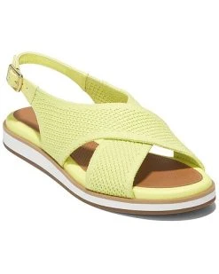Cole Haan Mikaela Stitchlite Leather-Trim Sandal Women