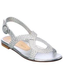Stuart Weitzman Teodora Leather Sandal Women
