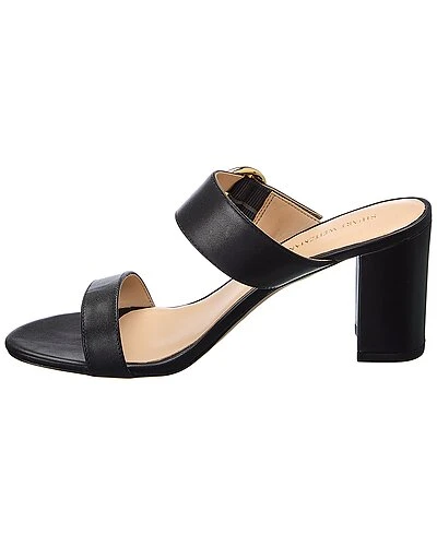 Stuart Weitzman Belinda 75 Leather Slide Sandal Women 4 Stuart Weitzman Belinda 75 Leather Slide Sandal Women - Image 2