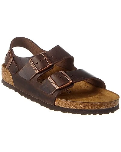 Birkenstock Women's Milano Oiled Leather Sandal 3 Birkenstock Women's Milano Oiled Leather Sandal