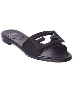 FENDI FF Leather Sandal Women