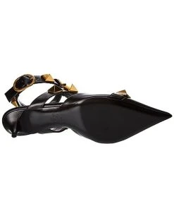 Valentino Roman Stud 40 Leather Ankle Strap Pump Women -Valentino shop 1313018148 RLLD 4