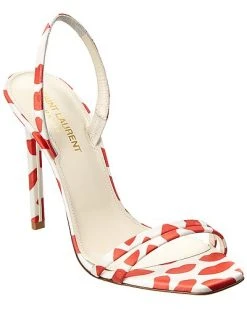 Saint Laurent Amber 105 Satin Sandal Women