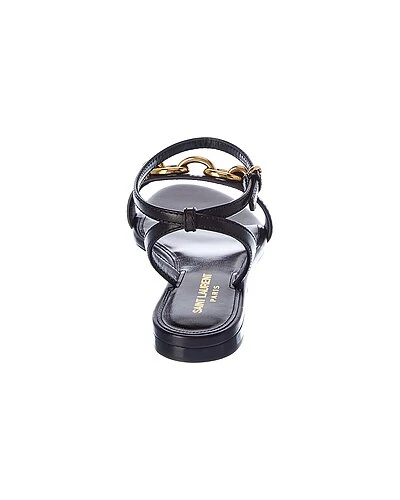Saint Laurent Maillon Leather Sandal Women 5 Saint Laurent Maillon Leather Sandal Women - Image 3