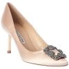 Manolo Blahnik Hangisi 70 Satin Pump Women -Valentino shop 1313051776 RLLD 1
