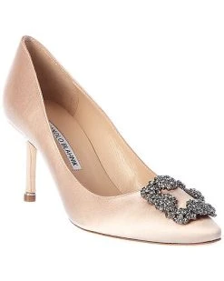 Manolo Blahnik Hangisi 70 Satin Pump Women