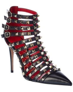Valentino Rockstud Alcove 100 Leather Bootie Women