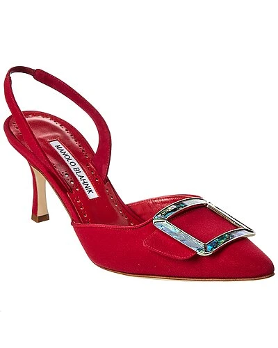 Manolo Blahnik Ysli 70 Slingback Pump Women 3 Manolo Blahnik Ysli 70 Slingback Pump Women