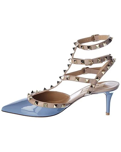 Valentino Rockstud Caged 65 Patent Ankle Strap Pump Women 4 Valentino Rockstud Caged 65 Patent Ankle Strap Pump Women - Image 2