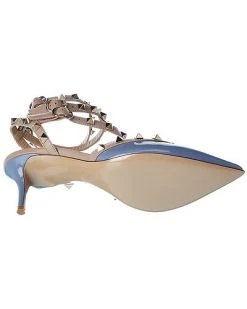 Valentino Rockstud Caged 65 Patent Ankle Strap Pump Women 10 Valentino Rockstud Caged 65 Patent Ankle Strap Pump Women -Valentino shop 1313064409 RLLD 4