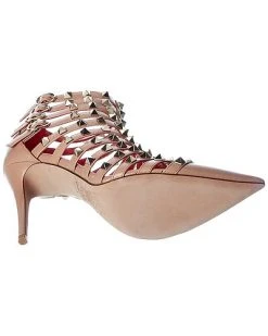 Valentino Rockstud Alcove 100 Leather Bootie Women -Valentino shop 1313064651 RLLD 4