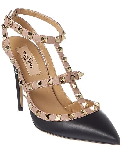 Valentino Rockstud Caged 100 Leather Pump Women 3 Valentino Rockstud Caged 100 Leather Pump Women
