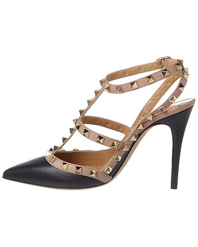 Valentino Rockstud Caged 100 Leather Pump Women 4 Valentino Rockstud Caged 100 Leather Pump Women - Image 2