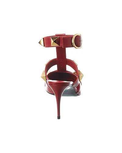 Valentino Roman Stud 80 Leather Ankle Strap Pump Women 5 Valentino Roman Stud 80 Leather Ankle Strap Pump Women - Image 3