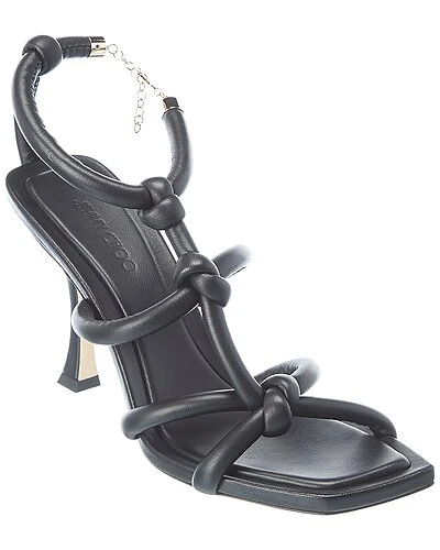 Jimmy Choo Bay 90 Leather Sandal Women 3 Jimmy Choo Bay 90 Leather Sandal Women