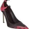 Giuseppe Zanotti Nyco 105 Leather & Satin Pump Women -Valentino shop 1313075429 RLLD 1