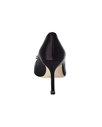 Manolo Blahnik Hangisi 90 Satin Pump Women 5 Manolo Blahnik Hangisi 90 Satin Pump Women - Image 3