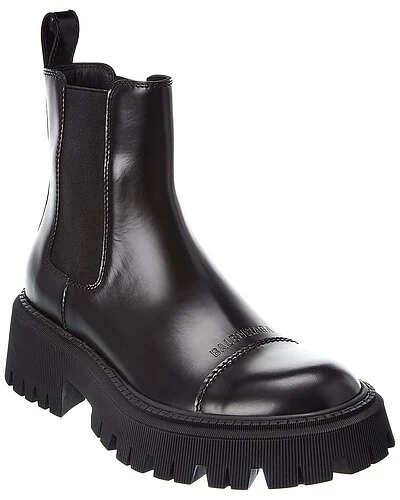 Balenciaga Tractor Leather Bootie Women 3 Balenciaga Tractor Leather Bootie Women