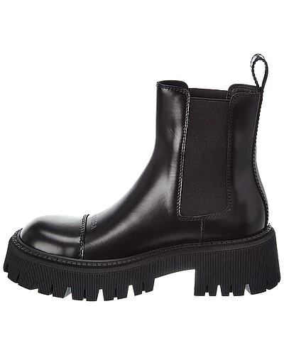 Balenciaga Tractor Leather Bootie Women 4 Balenciaga Tractor Leather Bootie Women - Image 2